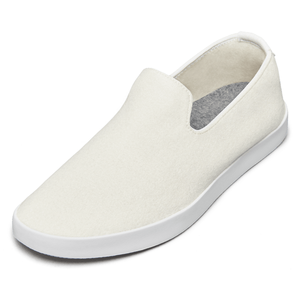 Allbirds Wool Loungers Reviews Women s Natural White Wool Slip Ons Slippers Sustainably Made